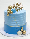 Blue Gold Luxury Cake ( 1kg )
