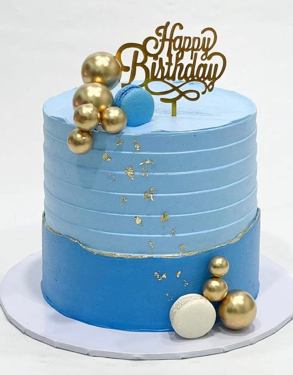 Blue Gold Luxury Cake ( 1kg )