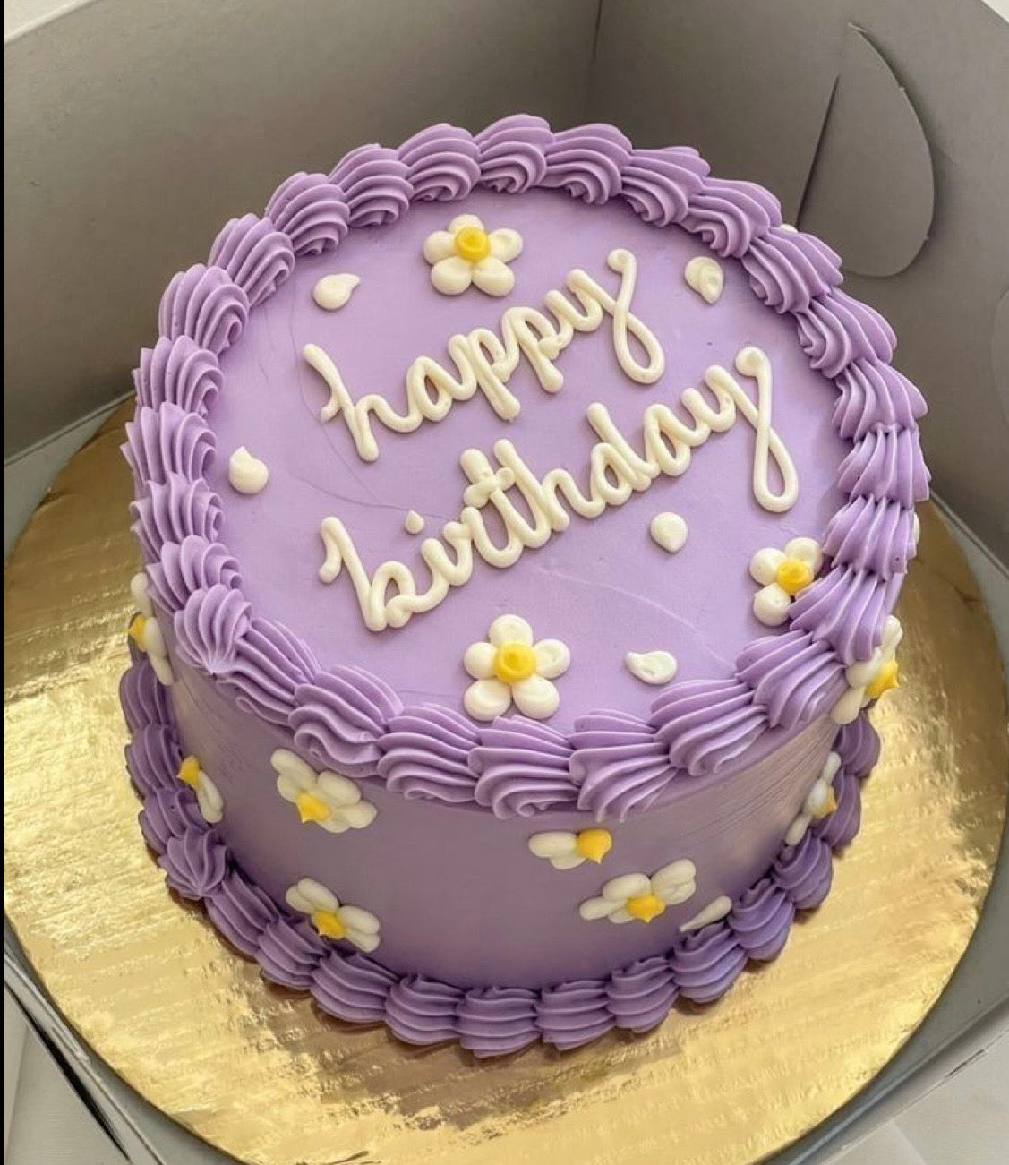 Purple Floral Dream Cake ( 1kg )