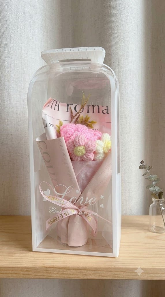 Baby Pink Flower Corchet Bouquet