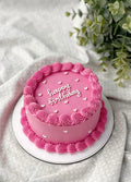 Vintage Dark Pink Cake ( 750g )