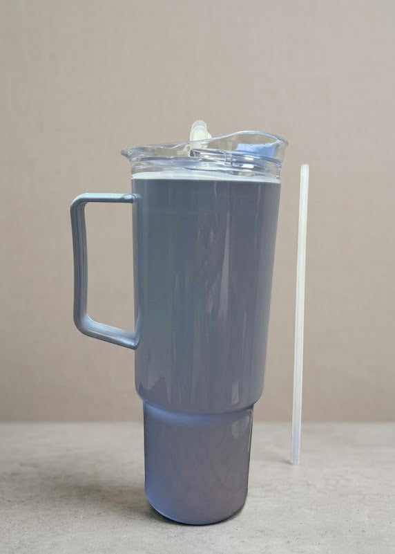 Sky Blue Tumbler BPA Free Plastic