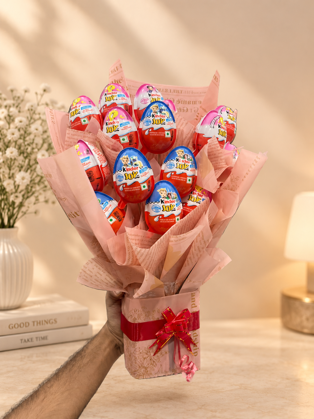 Kinder Joy Boquet ( Include 15 Kinder Joy )