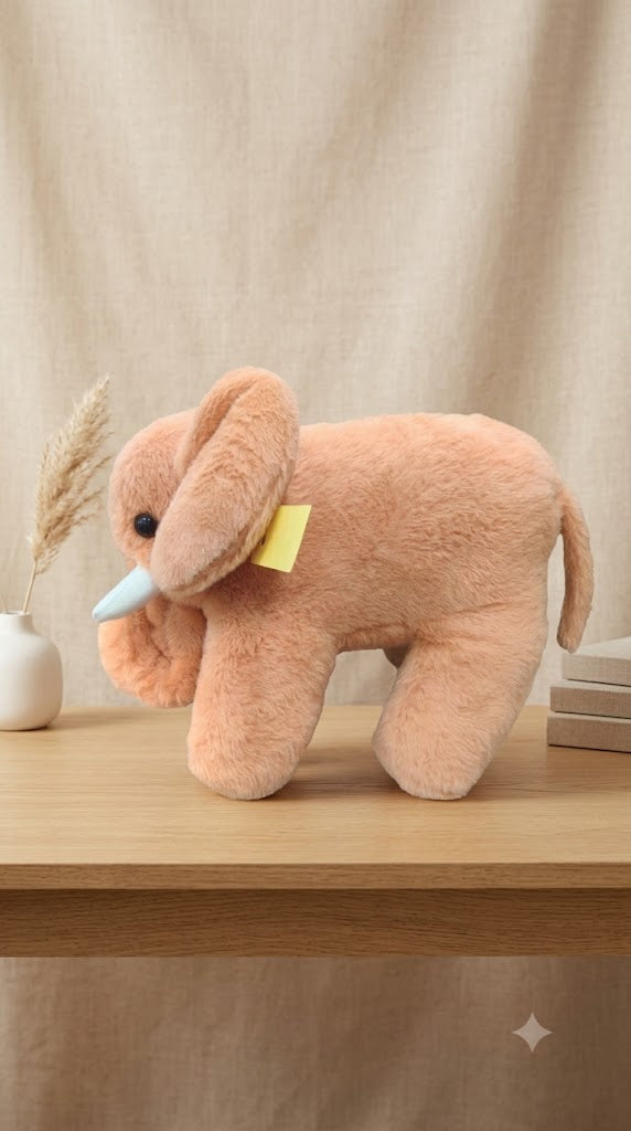 Pink Baby Elephant Soft Toy