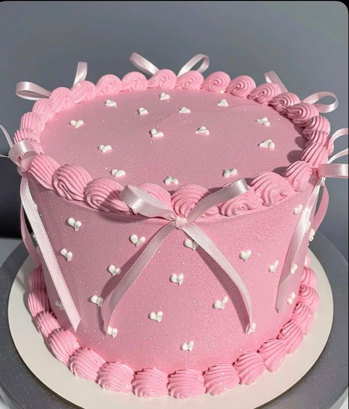 Pink Bow Cake ( 1kg )