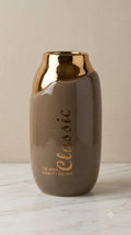 Classic Grey and Gold Colour Flower Pot