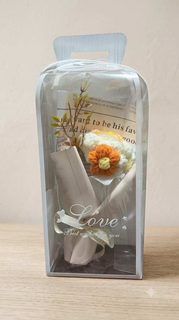 White Flower Corchet Bouquet