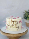 Aesthetic White & Pink Cake ( 1kg )