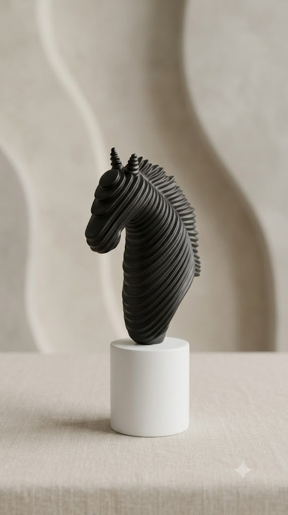 Black Horse Showpiece