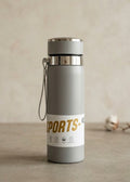Grey Stainless Steel Water Bottle
