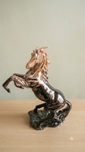 Black and Gold Mix Colour Horse Showpiece