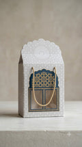 White Beautiful Print Empty Box