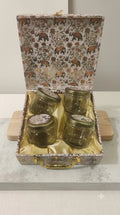 Elephant Theme 4 Jar Set Box