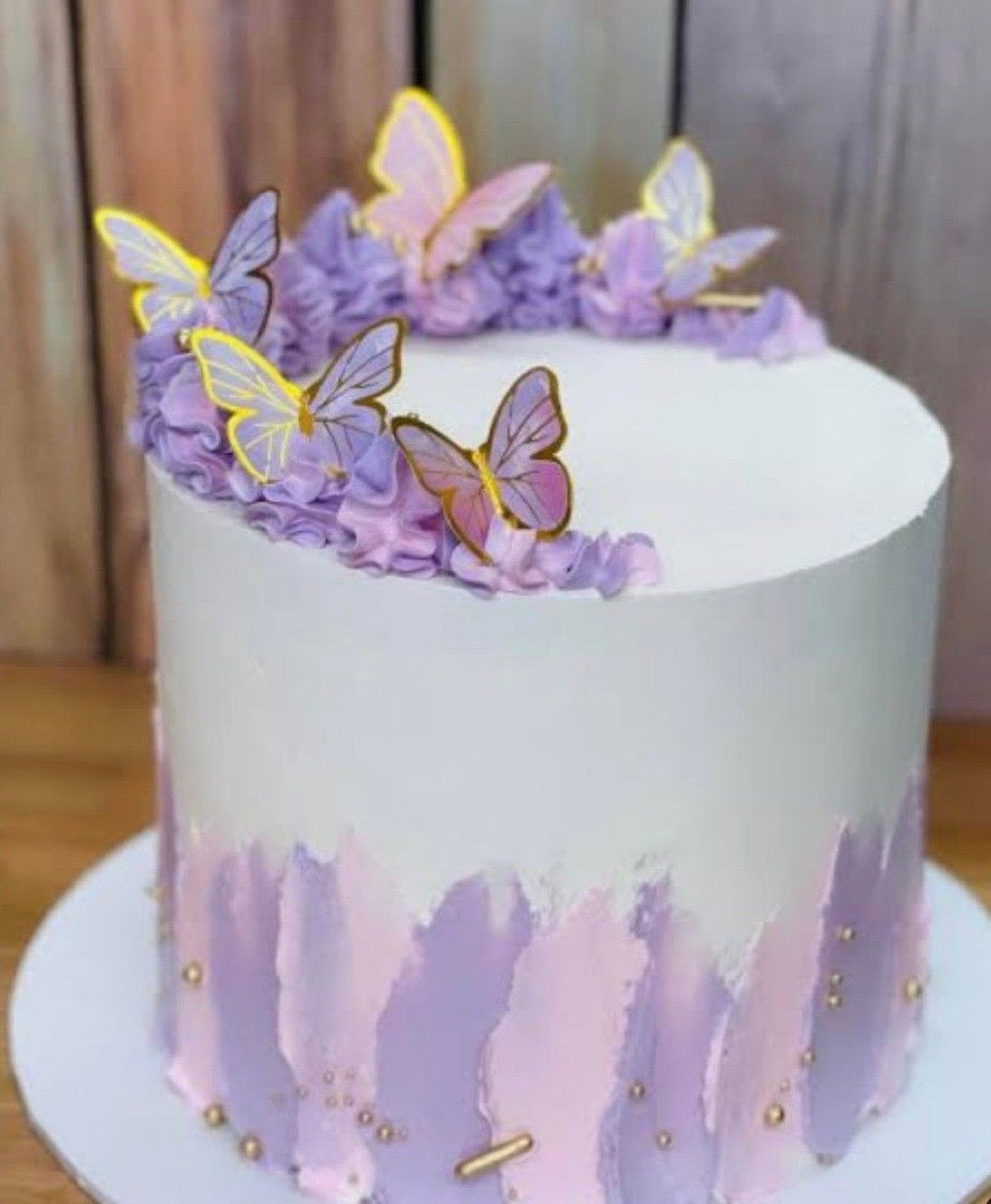 Purple Butterfly Cake ( 1kg )