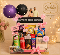 Bow Rakhi Hamper (Edible Items worth Rs1000)