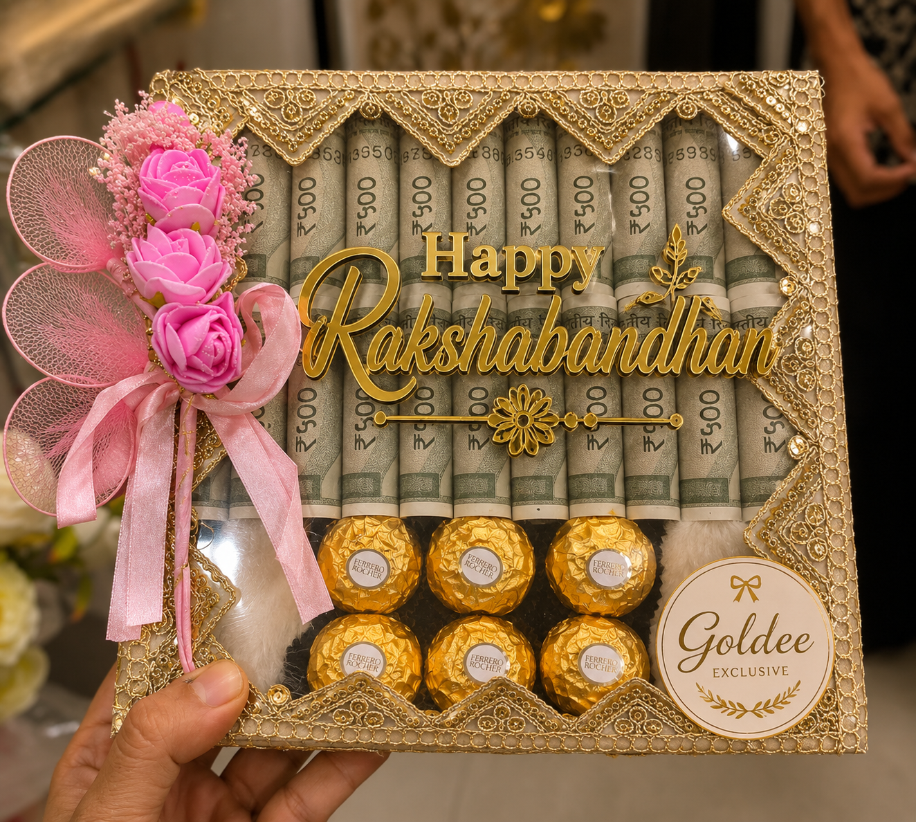 11,000 vala rakhi gift with 6 ferrero