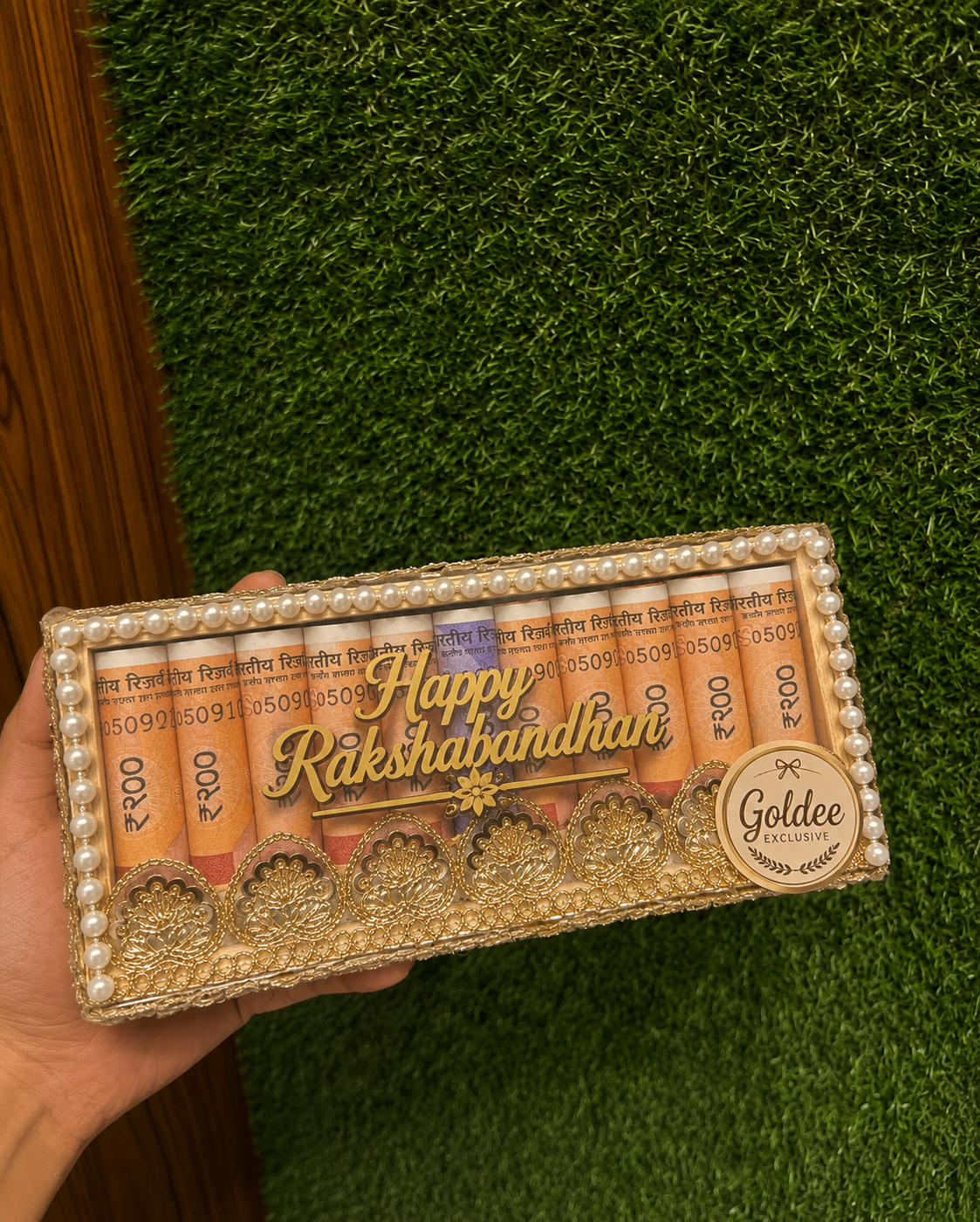 2100 vala rakhi gift box