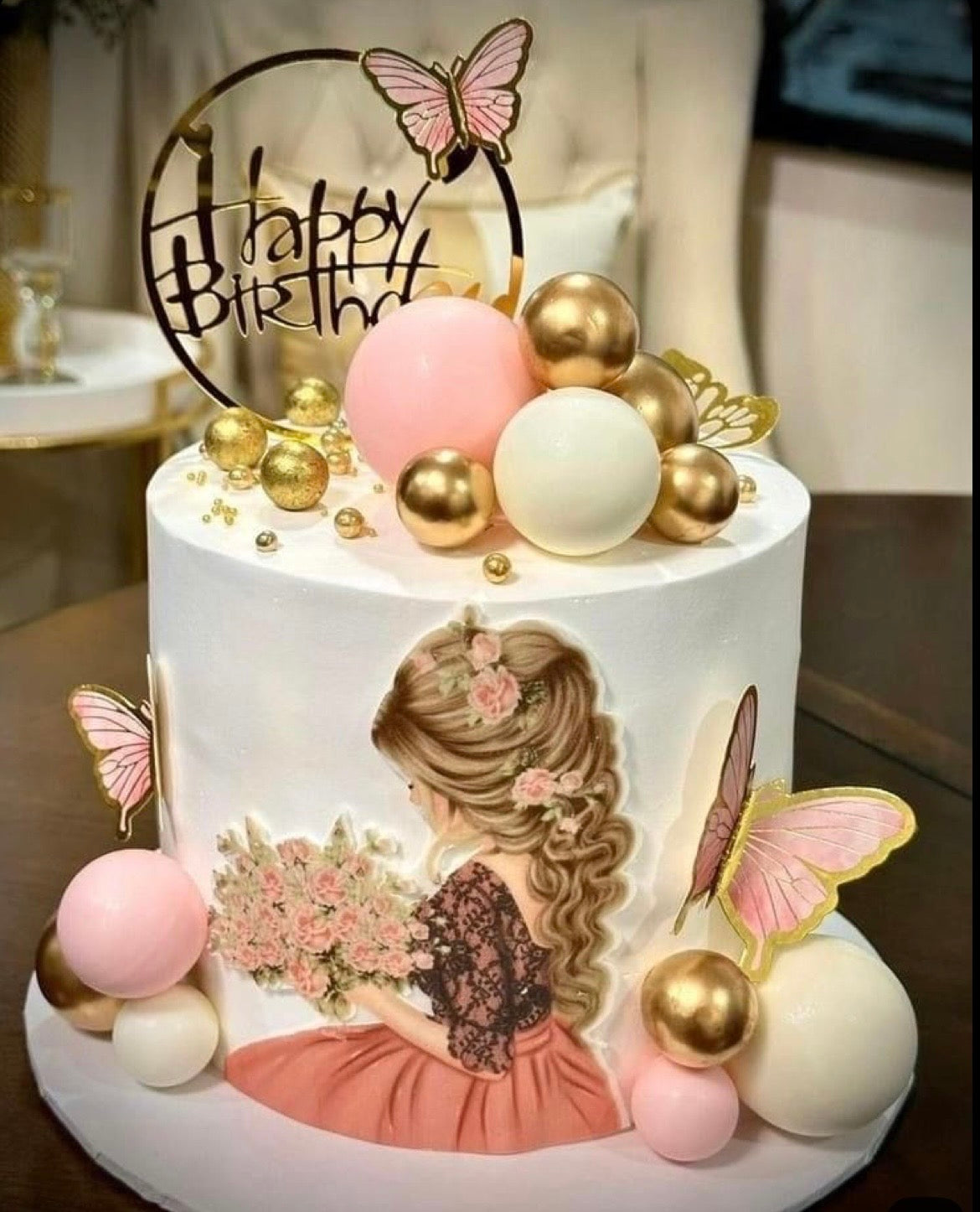 Butterfly Princess Cake ( 1kg )