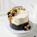 Black and Gold Pearl Cake ( 1kg)