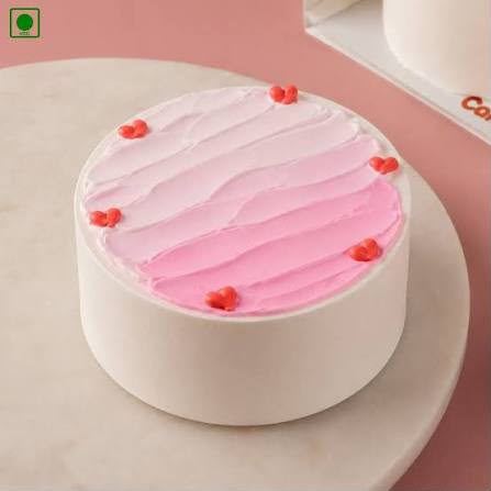 Pink Heart Bento Cake