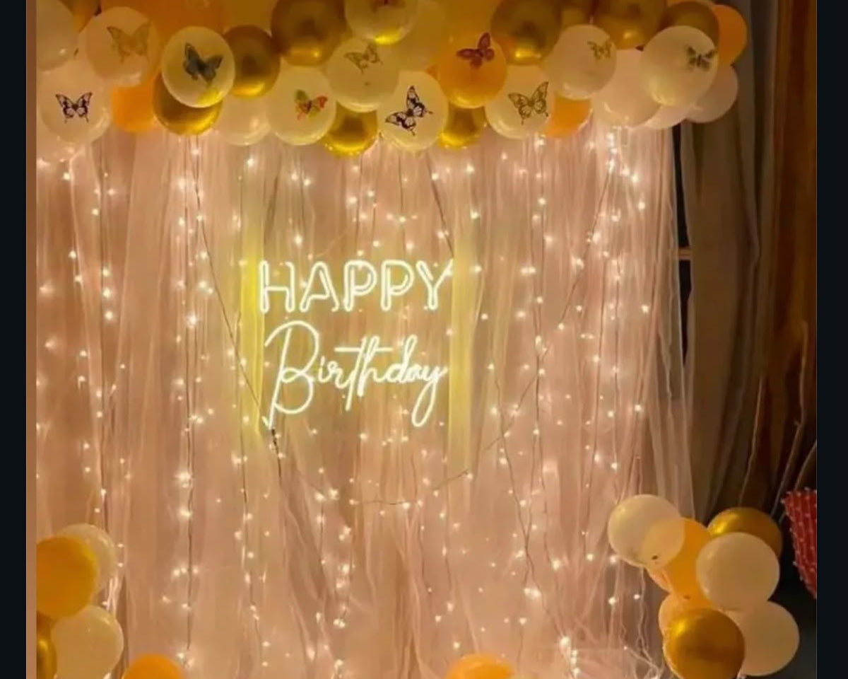 Sunshine Butterfly - Birthday Fairy Light Decor