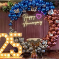 Blue Rose Glod Anniversary Ring