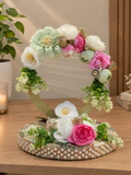 Pastel Floral Hoop Ring Tray. Rent it for