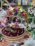 Royal velvet ring tray