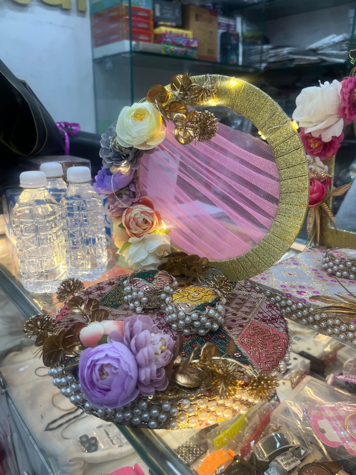 Pink Whisper Ring Holder. Rent it for