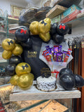 Chocolate Bouquet & Cake Hamper