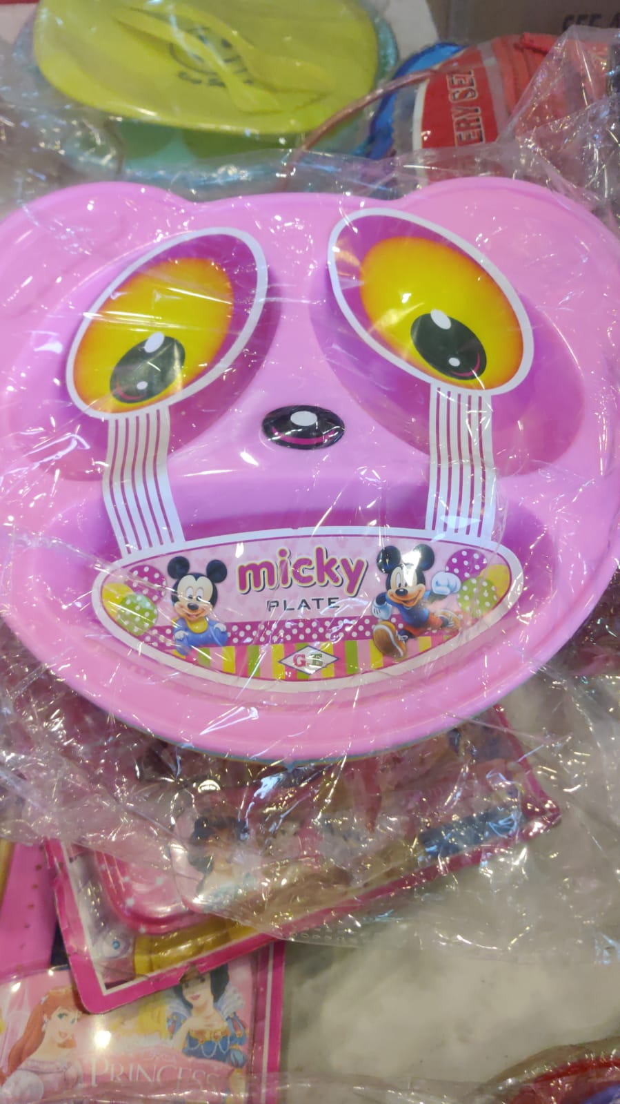 Pink Mickey Plates