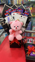 Teddy and kitkat hamper
