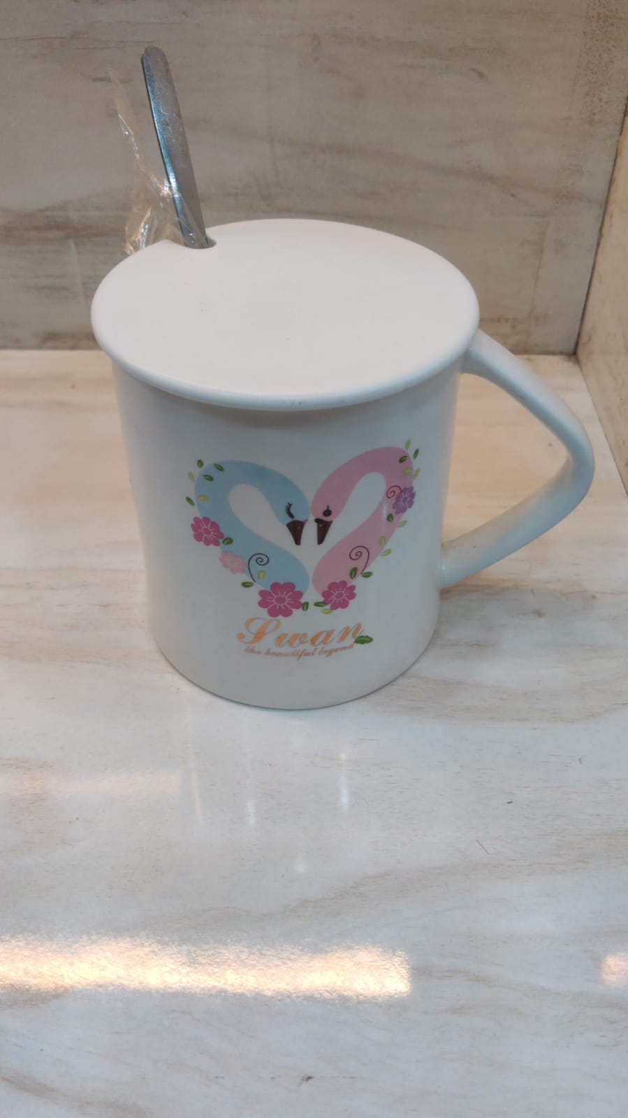 Cute Pastel Swan Sipper