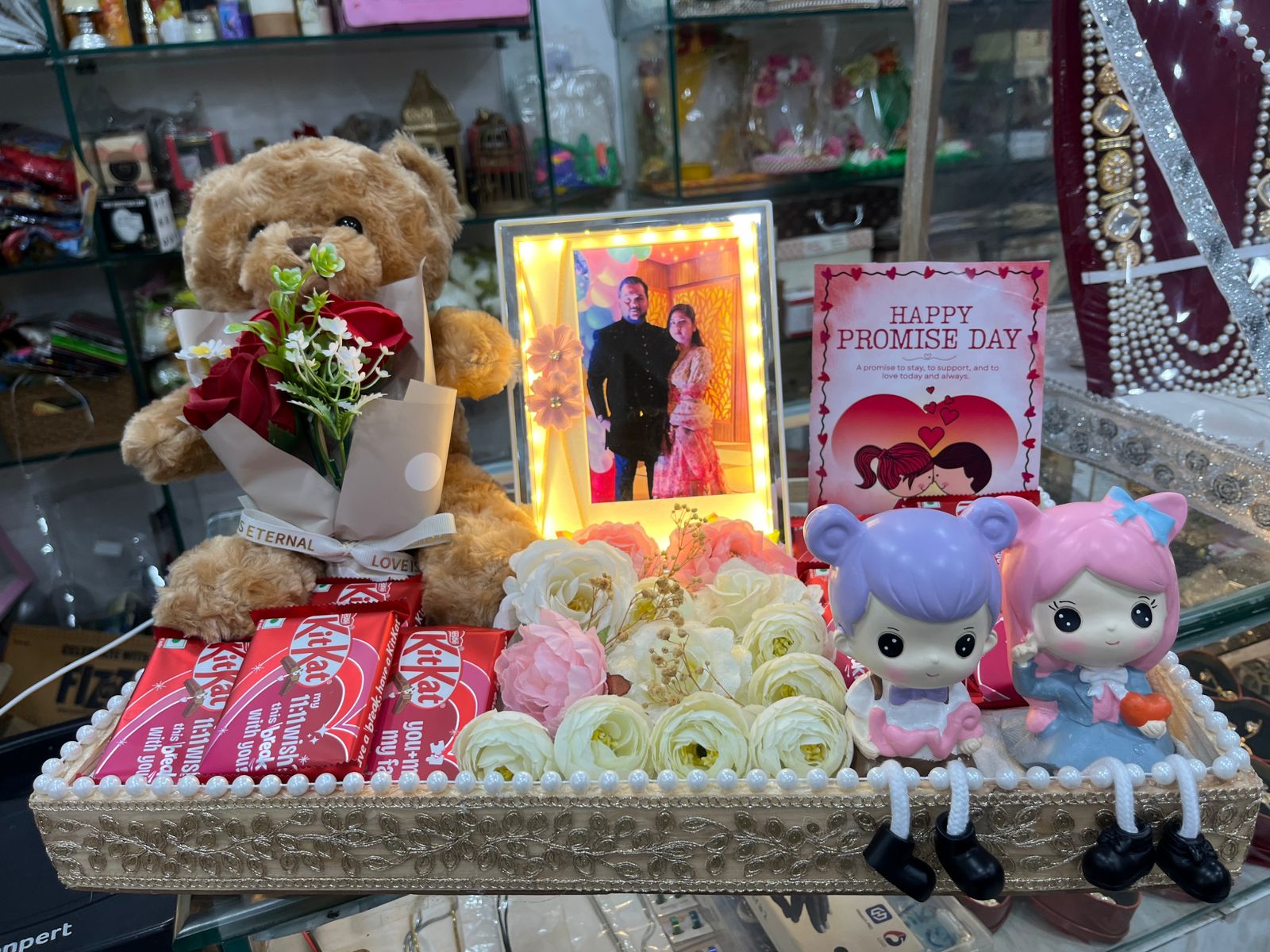 Illuminated Frame & Sweets Hamper