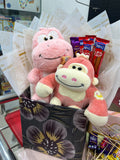 Pink Plushies & Chocolate Hamper