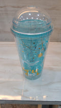 Blue Glitter Ice-Effect Sipper