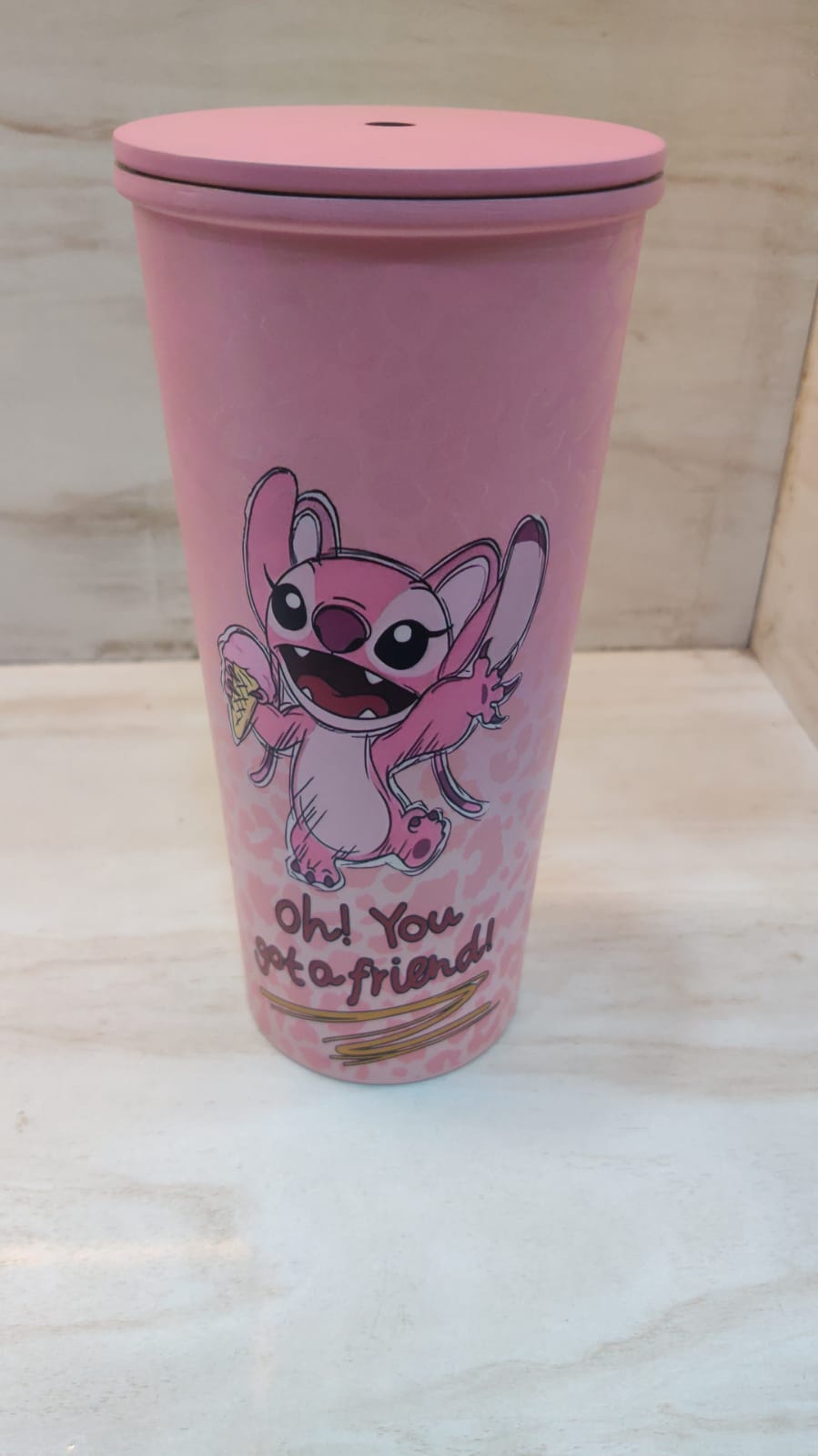 Angel Cheetah Print Sipper