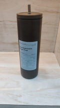 Matte Insulated Coffee Tumbler with Metal Straw