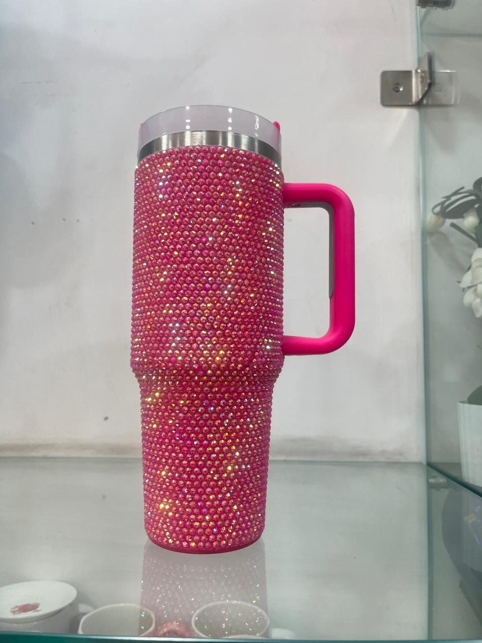 Trendy shimmery tumbler