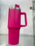 Matte pink tumbler