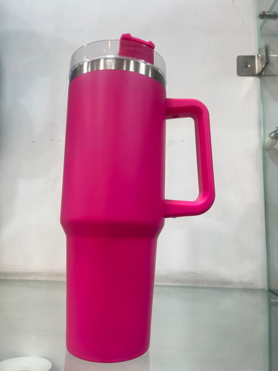 Matte pink tumbler