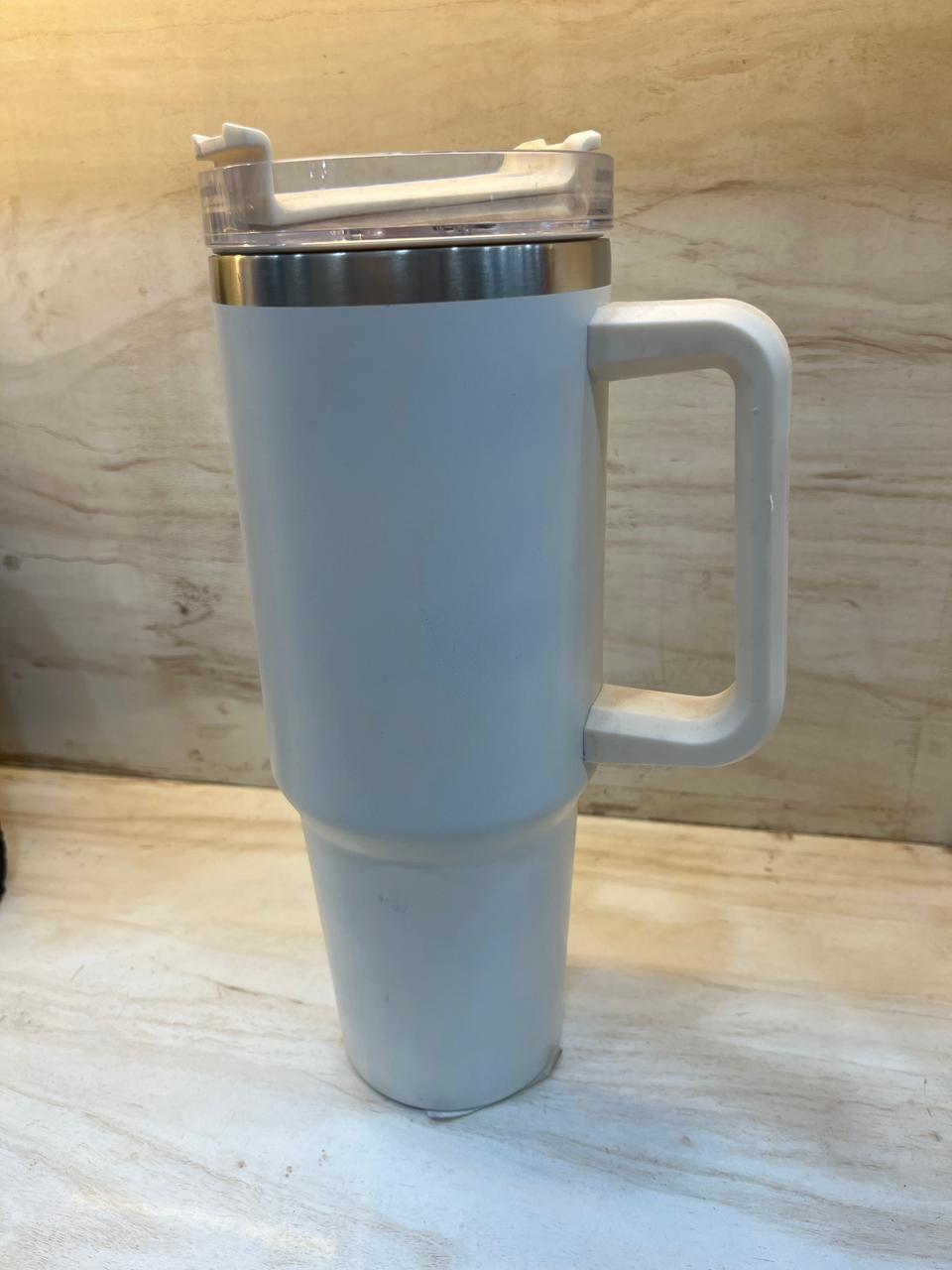 Beige tumbler