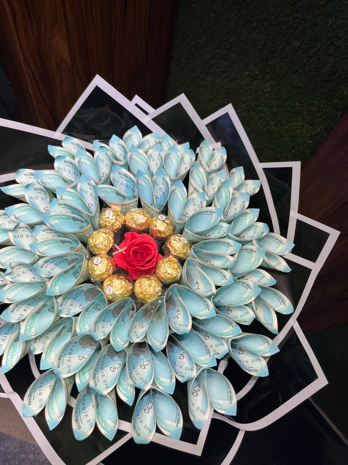 2500 wala bouquet with ferrero