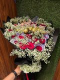 3000 shagun wala fresh roses bouquet