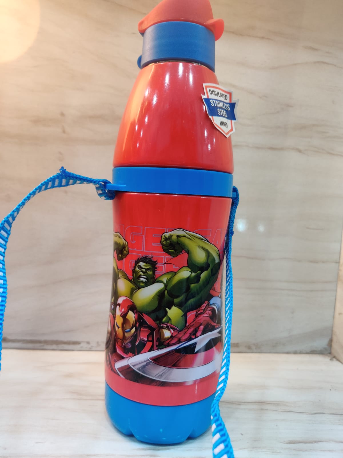 Avengers themed bottle