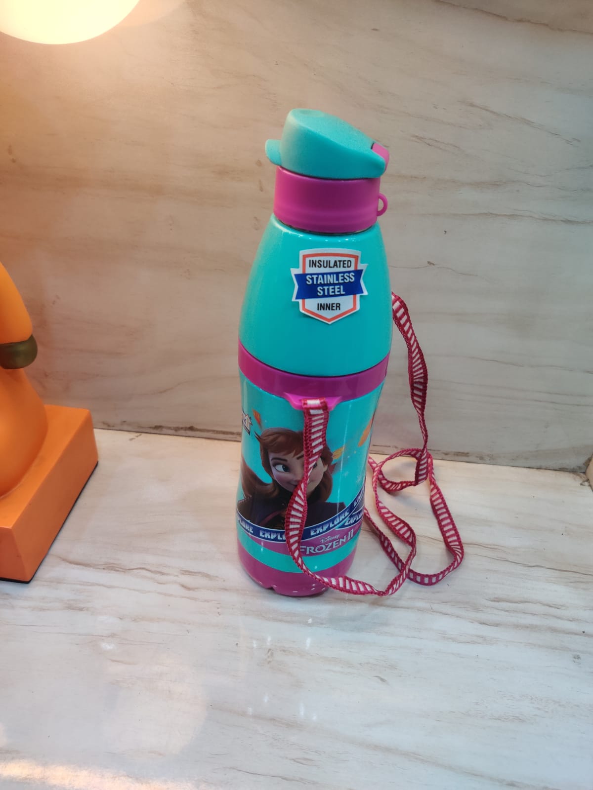 Frozen Anna Teal & Pink Bottle
