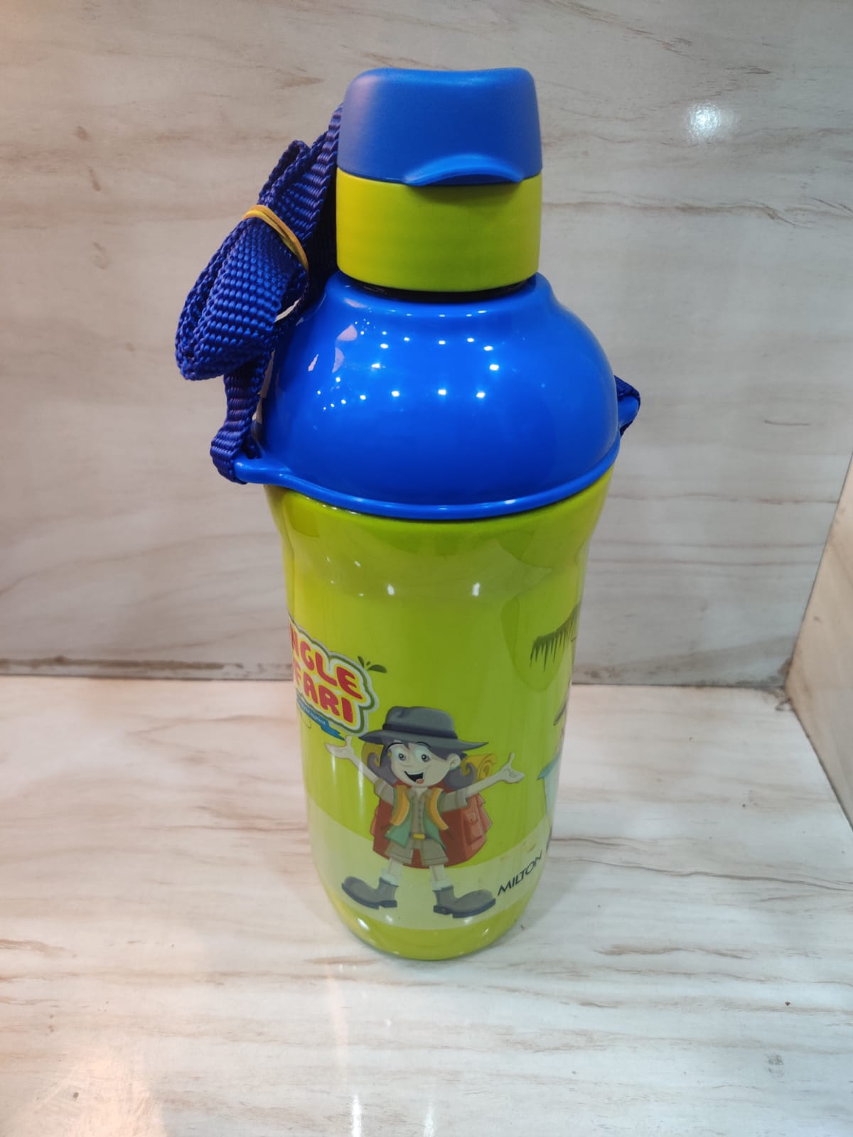 Blue and green bottle