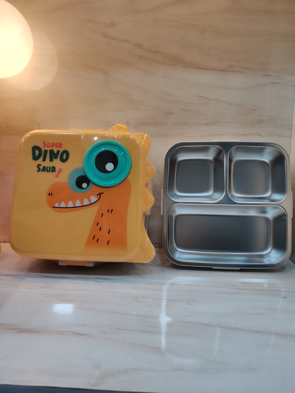 Dino steel tiffin