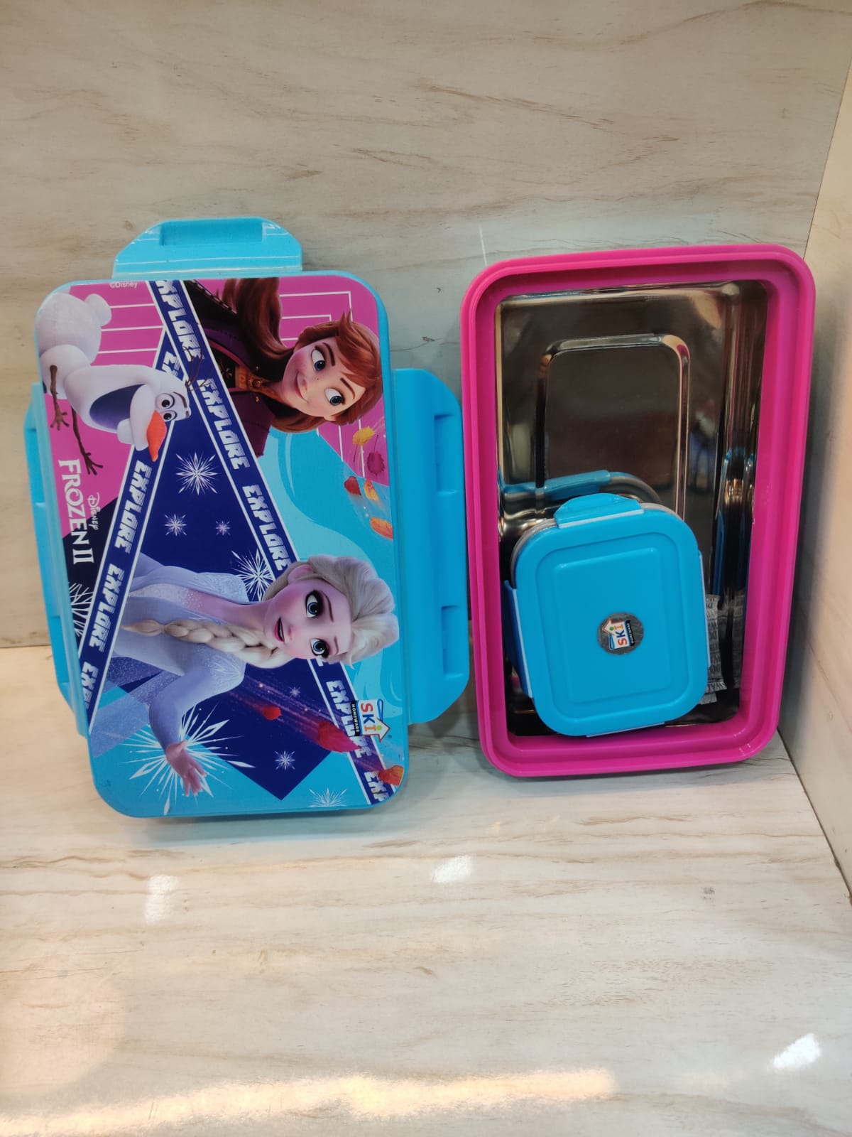 Frozen Princess steel tiffin