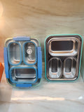 Blue steel tiffin box